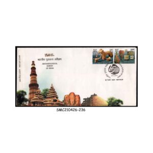 Stamps from INDIA - 2011 ARCHAEOLOGICAL SURVEY OF INDIA - FDC DELHI P.O.
