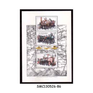 Stamps from SLOVAKIA - CZECHIA JOINT ISSUE : 2025 150yrs OF KOSICE–BOHUMIN RAILWAYS - MIN. SHEET MINT NH