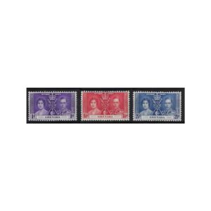 GRENADA - 1937 KGVI CORONATION - 3V MINT LH