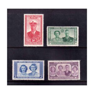 BECHUANALAND PROTECTORATE - 1947 ROYAL VISIT - 4V - MINT HINGED