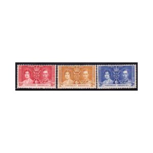 NORTHERN RHODESIA - 1937 KGVI CORONATION - 3V - MINT NH