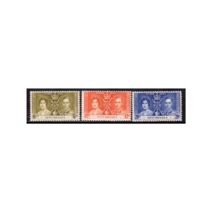 SEYCHELLES - 1937 KGVI CORONATION - 3V - MINT NH
