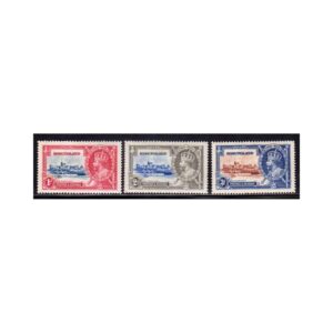 BASUTOLAND - 1935 KGV SILVER JUBILEE SCOTT#11-13 - 3V - MINT HINGED