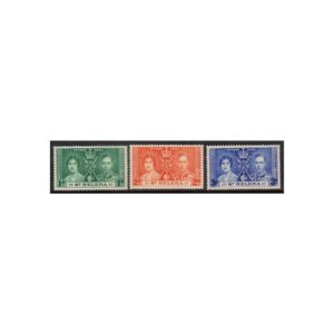 ST. HELENA - 1937 KGVI CORONATION - 3V - MINT NH