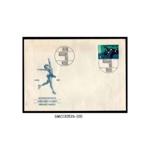 Stamps from SWITZERLAND - 1965 WORLD CHAMPIONSHIP OF ICE SKATING / SPORTS - FDC