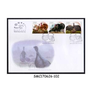 Stamps from HUNGARY - 2024 INDIGENOUS HUNGARIAN POULTRY BREEDS III / BIRDS - FDC
