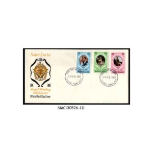 Stamps from ST. LUCIA - 1981 ROYAL WEDDING OF PRINCE CHARLES & LADY DIANA - FDC