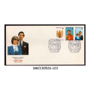 Stamps from BELIZE - 1981 ROYAL WEDDING OF PRINCE CHARLES & LADY DIANA - FDC