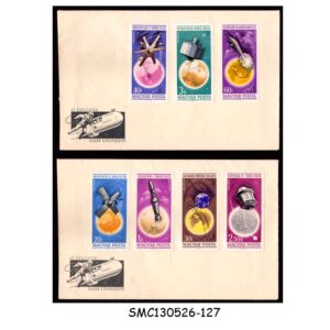 Stamps from HUNGARY - 1965 SPACE RESEARCH - SET OF 2 COVERS ( without CANCELLATION )
