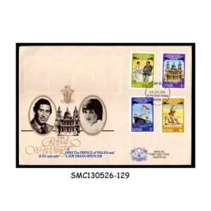 Stamps from KENYA - 1981 ROYAL WEDDING OF PRINCE CHARLES & LADY DIANA - FDC