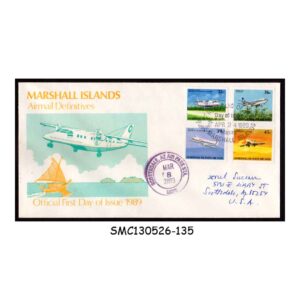 Stamps from MARSHALL ISLANDS - 2003 AIR MAIL DEFINITIVES / AIRCRAFTS AVIATION - FDC