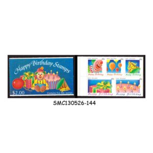Stamps from NEW ZEALAND - 1991 HAPPY BIRTHDAY GREETINGS - STAMPS BOOKLET MNH