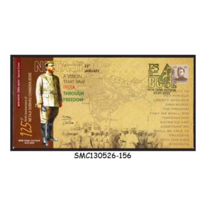 Stamps from INDIA - 2022 125th BIRTH ANNIV. OF NETAJI SUBHAS CHANDRA BOSE SPECIAL COVER WITH SPECIAL CANCL.