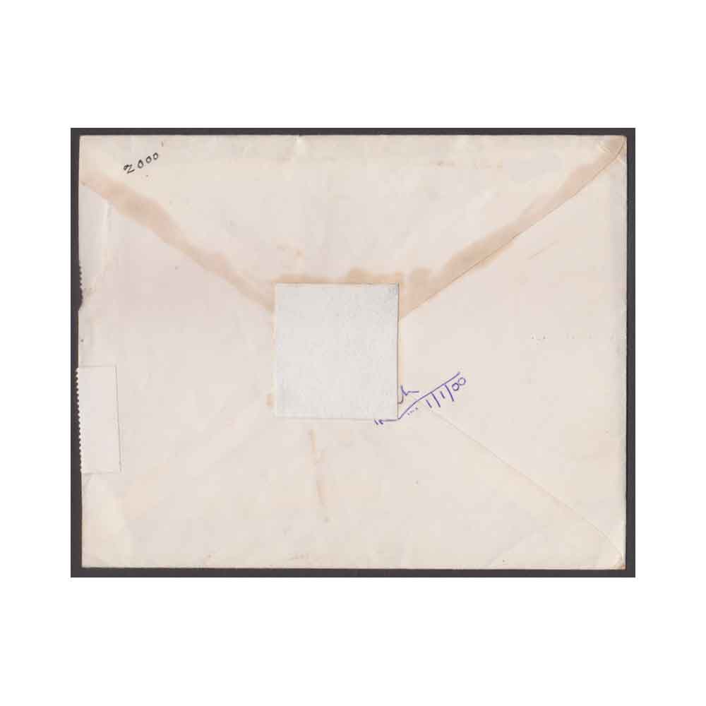 Stamps from INDIA - 2000 AIR MAIL COVER to AUSTRALIA with FIRST SUNRISE OF THE MILLENNIUM CANCELLATION ( 01.01.00) - Image 2