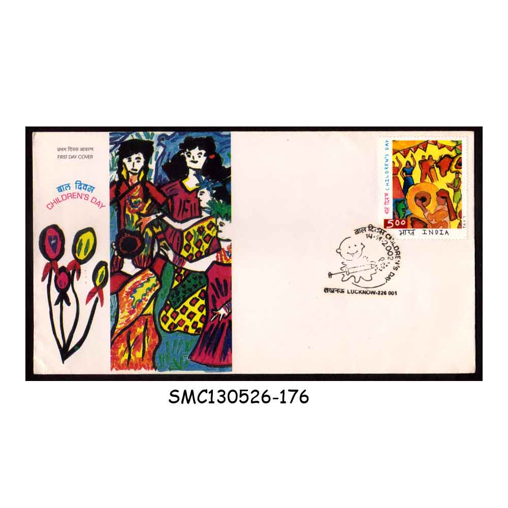 Stamps from INDIA - 2002 CHILDREN'S DAY - FDC