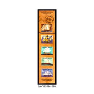 Stamps from CROATIA - 1998 CROATIAN SHIPS - BOOKMARK with STAMPS MINT NH