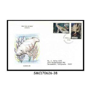Stamps from JAMAICA - 1982 MARINE LIFE ( 2nd SERIES) - FDC