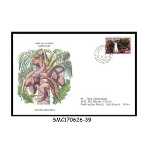 Stamps from ST. LUCIA - 1979 NATURE RESOURCES - FDC
