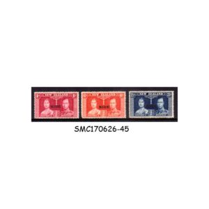 Stamps from NIUE - 1937 KGVI CORONATION - 3V - OVPT MINT NH