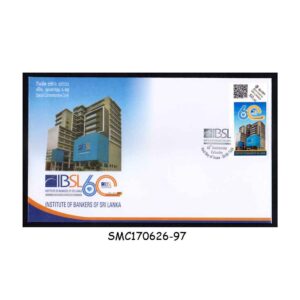 Stamps from SRI LANKA - 2026 60th ANNIV. OF INSTITUTE OF BANKERS OF SRI LANKA - SPECIAL COVER WITH SPECIAL CANCELLATION