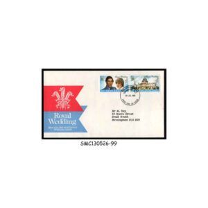 Stamps from NEW ZEALAND - 1981 ROYAL WEDDING - FDC