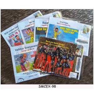 Stamps from INDIA - 2026 AMUL TOPICAL : IPL CRICKET CHAMPIONSHIP 6 COVERS COMMERCIALLY USED