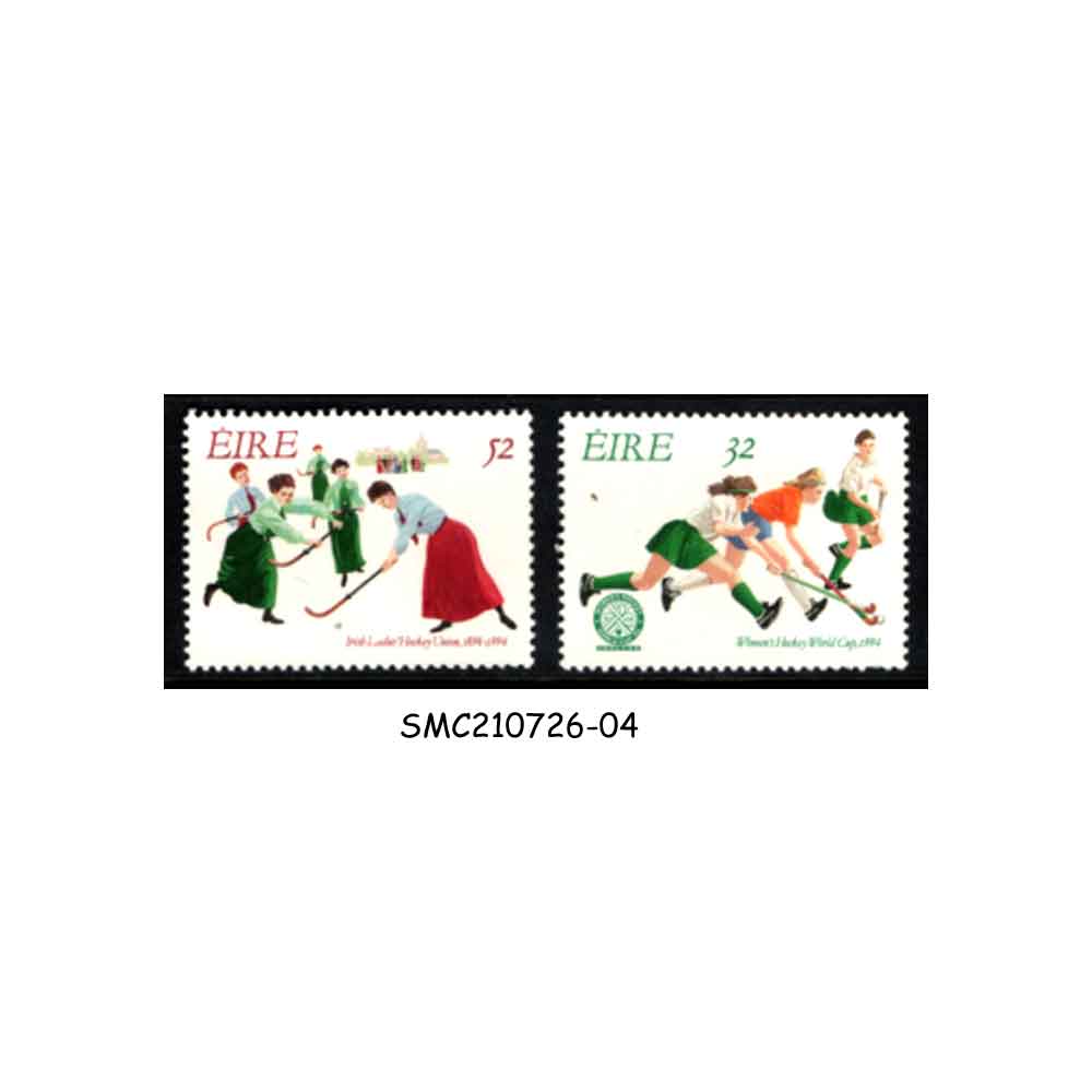 Stamps from IRELAND - 1994 IRISH LADIES HOCKEY UNION / SPORTS - 2V MINT NH