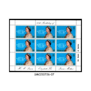 TRISTAN DA CUNHA - 1980 80th Birthday of QUEEN'S MOTHER - SHEETLET - MINT NH
