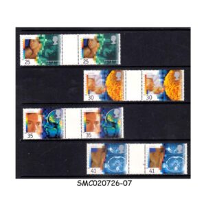 Stamps from GREAT BRITAIN - 1994 EUROPA - DISCOVERIES & INVENTIONS SG#1839-1842 - 4V GUTTER PAIR MNH