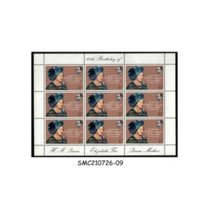 Stamps from GAMBIA - 1980 80th Birthday of QUEEN'S MOTHER - SHEETLET - MINT NH