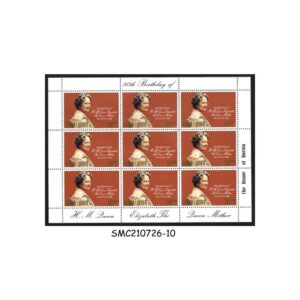 Stamps from SAMOA - 1980 80th Birthday of QUEEN'S MOTHER - SHEETLET - MINT NH