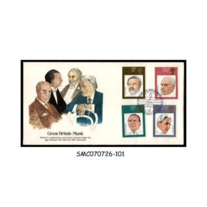 Stamps from GREAT BRITAIN - 1980 FAMOUS MUSICIAN / MUSIC - FDC