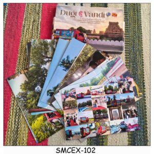 Stamps from INDIA - 2024 DUGI VANDI MOBILE PHILATELIC EXHIBITION SET OF 21 PICTURE POSTCARDS - ALL DIFFERENT