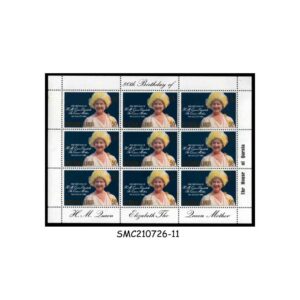 Stamps from PITCAIRN ISLANDS - 1980 80th Birthday of QUEEN'S MOTHER - SHEETLET - MINT NH