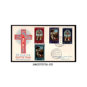 Stamps from ST. LUCIA - 1968 EASTER - FDC