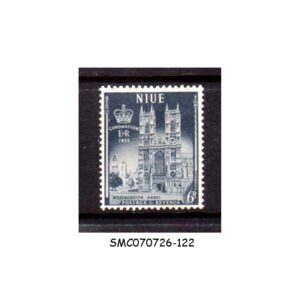 Stamps from NIUE - 1953 QEII CORONATION 1V MINT HINGED