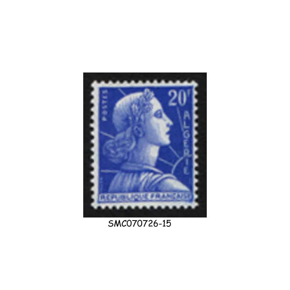 Stamps from ALGERIA - 1957 MARIANNE DE MULLER - DEFINITIVE SCOTT#284 - 1V MINT NH