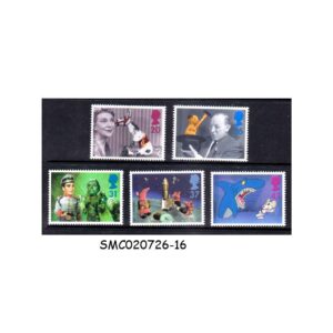 Stamps from GREAT BRITAIN - 1996 50th ANNIV. OF CHILDREN'S TELEVISION SG#1940-1944 - 5V MINT NH