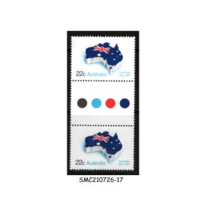 Stamps from AUSTRALIA - 1981 AUSTRALIA DAY - 2V TRAFFIC LIGHT GUTTER PAIR - MINT NH