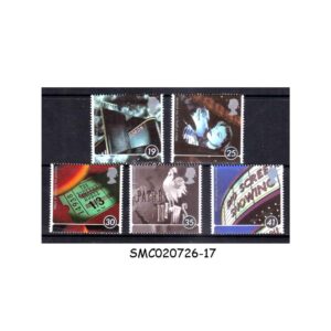 Stamps from GREAT BRITAIN - 1996 CENTENARY OF THE CINEMA SG#1920-1924 - 5V MINT NH