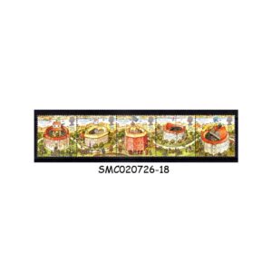 Stamps from GREAT BRITAIN - 1995 RECONSTRUCTION OF SHAKESPEARE'S GLOBE THEATRE SG#1882-1886 - 5V STRIP MINT NH