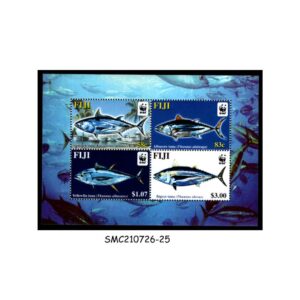 Stamps from FIJI - 2004 FIJI'S TUNA / FISH MARINE LIFE - MIN. SHEET MINT NH