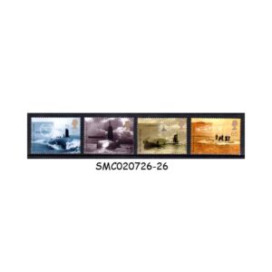 Stamps from GREAT BRITAIN - 2001 ROYAL NAVY SUBMARINE SERVICE SG#2202-2205 - 4V - MINT NH