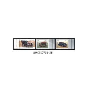 Stamps from LATVIA - 1996 & 2017 CLASSIC CARS / AUTOMOBILES - 3V - MINT NH