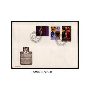 Stamps from LIECHTENSTEIN - 1981  LIECHTENSTEIN SCOUTS / DISABLED PEOPLE / ST. THEODUL FEAST - FDC