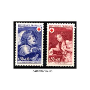 Stamps from FRANCE - 1971 RED CROSS - 2V - MINT NH