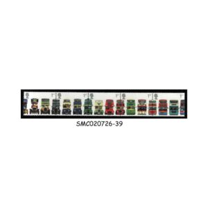 Stamps from GREAT BRITAIN - 2001 FIRST DOUBLE-DECKER BUS SG#2210-2214 - 5V STRIP MINT NH