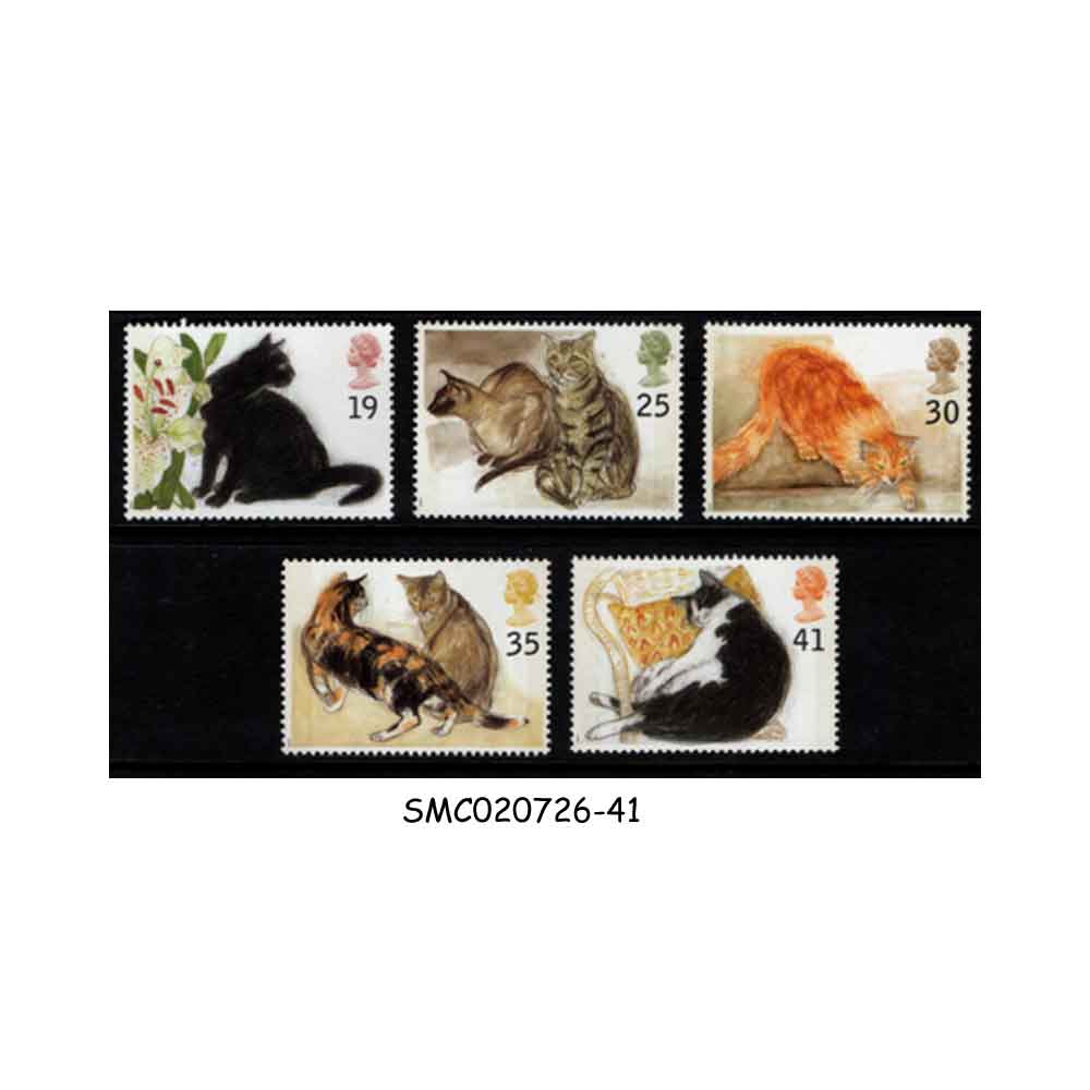 Stamps from GREAT BRITAIN - 1995 CATS SG#1848-1852 - 5V - MINT NH