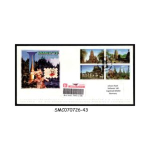 Stamps from THAILAND - 1995 8th ASIAN INTERNATIONAL PHILATELIC EXHIBITION / JAKARTA '95 - FDC REGISTERED