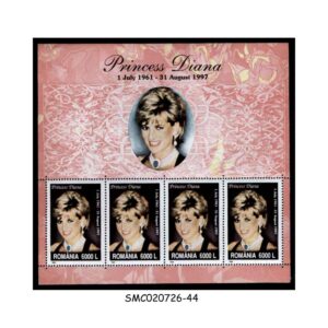 Stamps from ROMANIA - 1999 PRINCESS DIANA OF WALES SHEETLET MNH